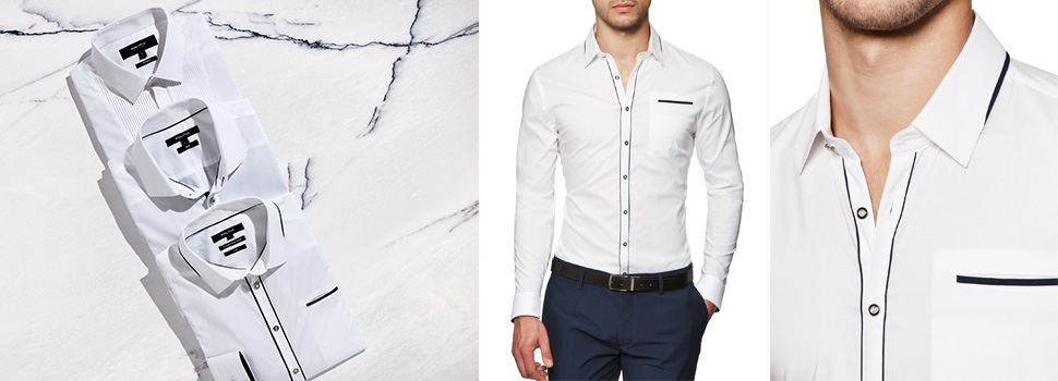 Mens White Shirt - Politix